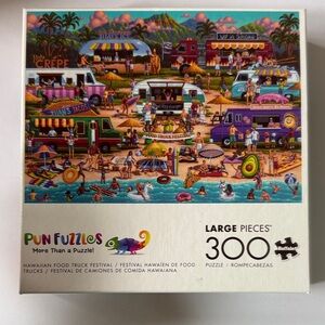 Buffalo Brand Hawaiian Food Truck Festival Puzzle - 300 Pieces